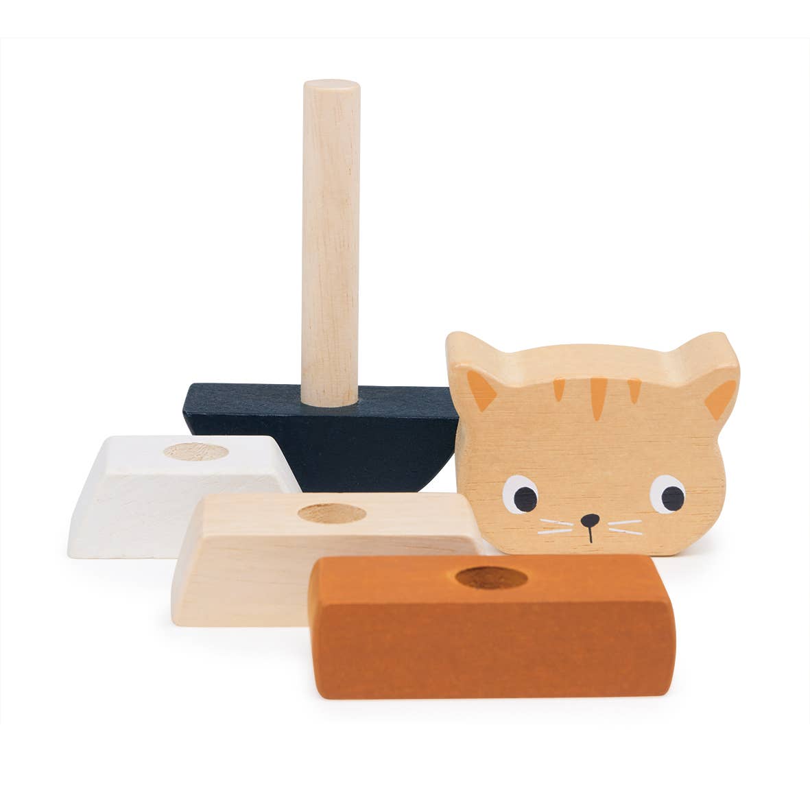 Kitten Wooden Stacking Toy