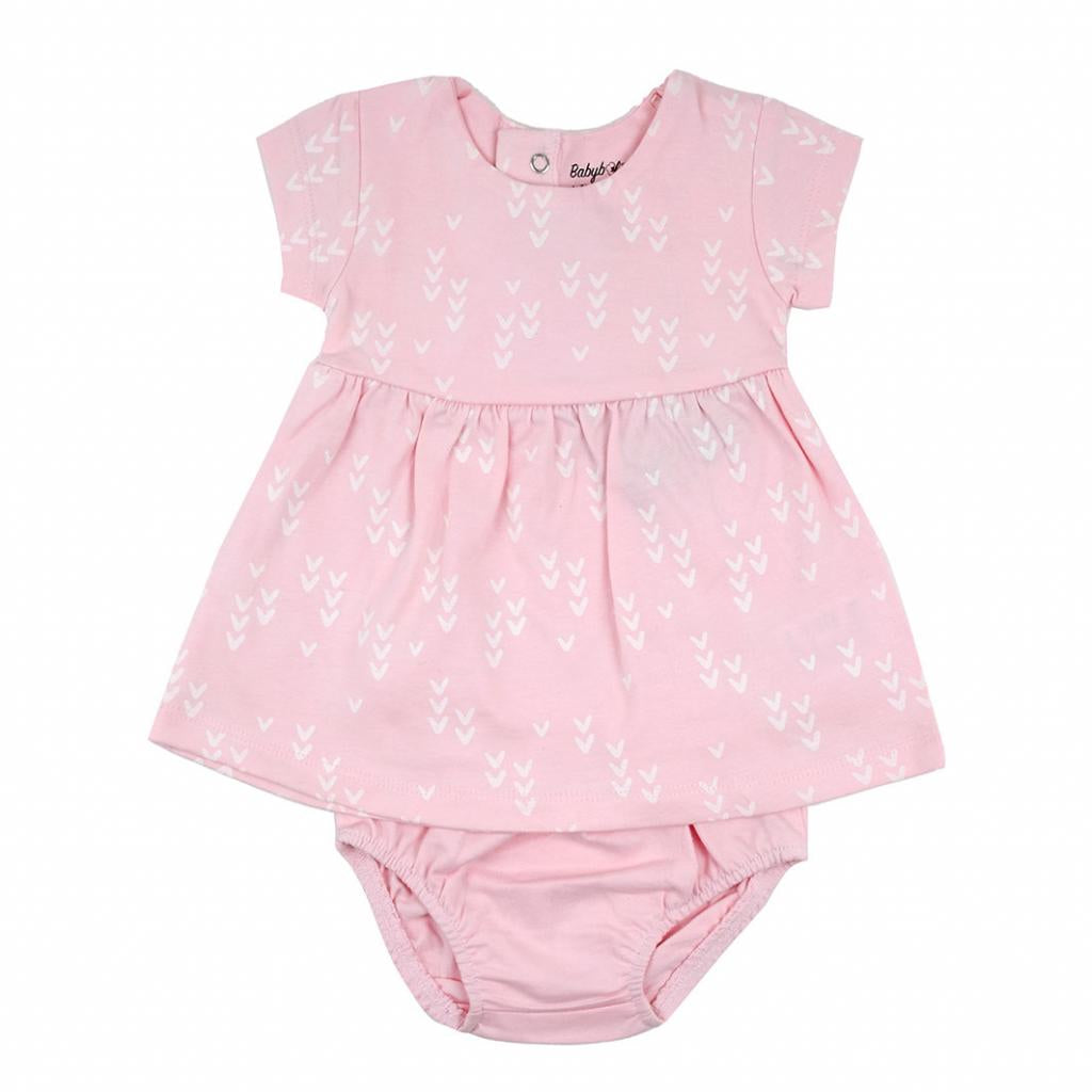 Organic Baby Dress and Pants - Hearts
