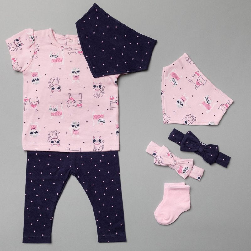 Cool Cat 7 piece baby outfit set