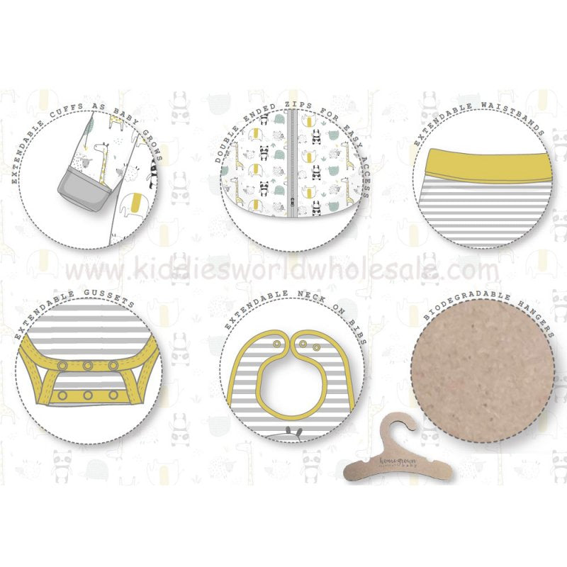 Organic Cotton Rainbow Bodysuit 3pk