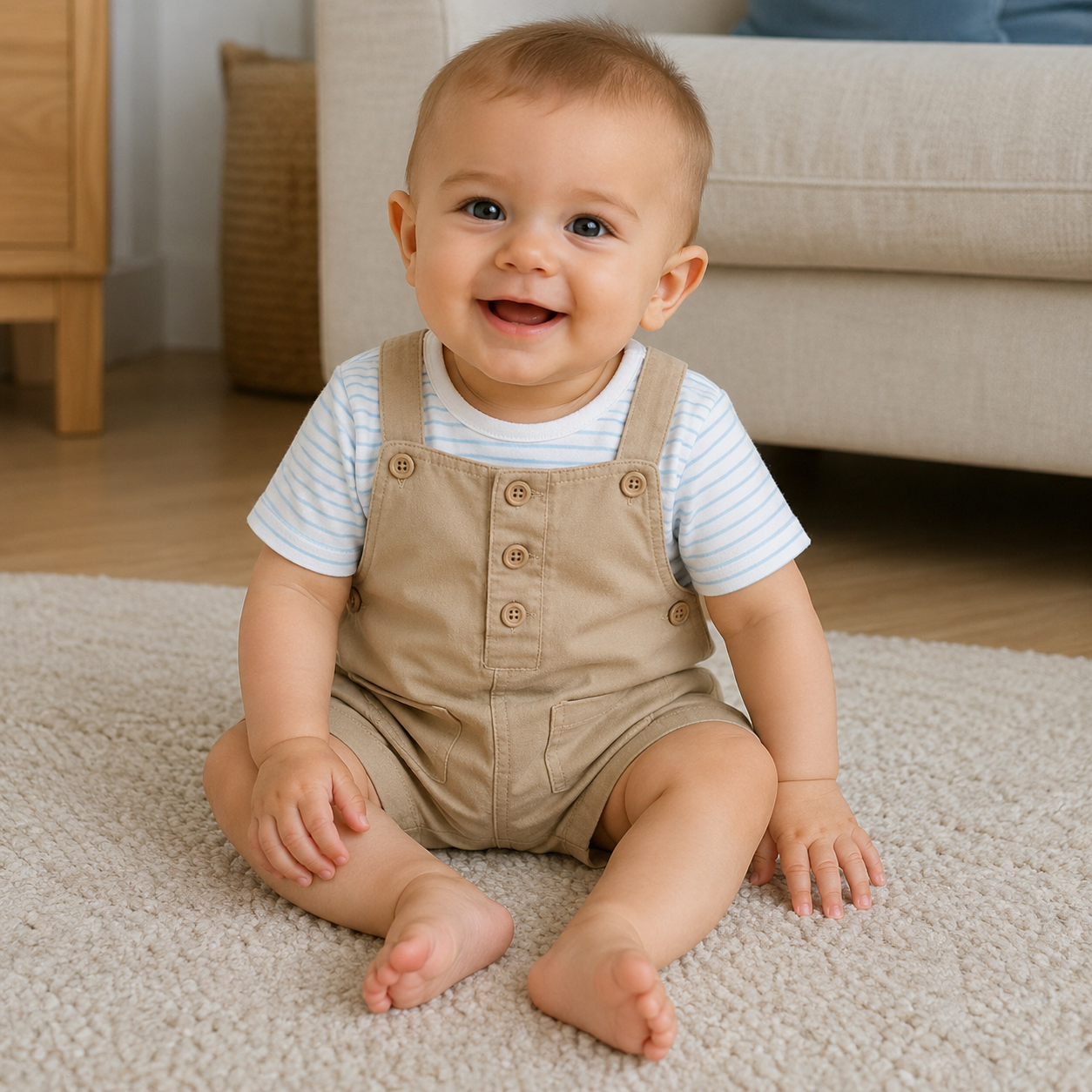 Santorini - Short Dungaree Set