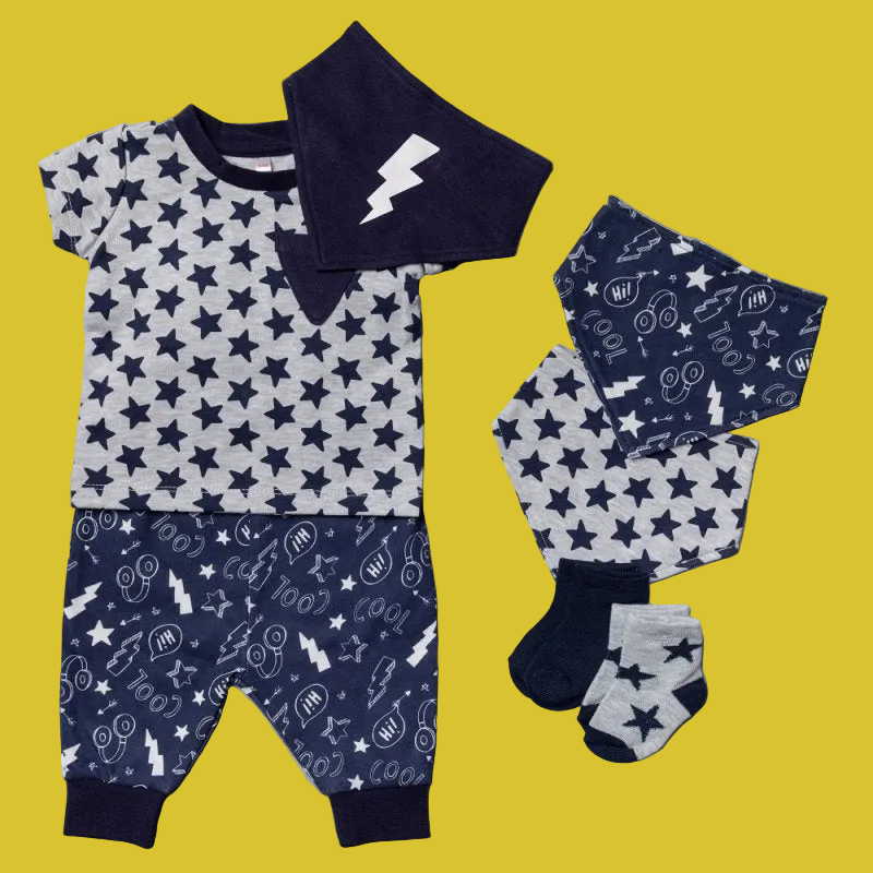 7 piece baby outfit set